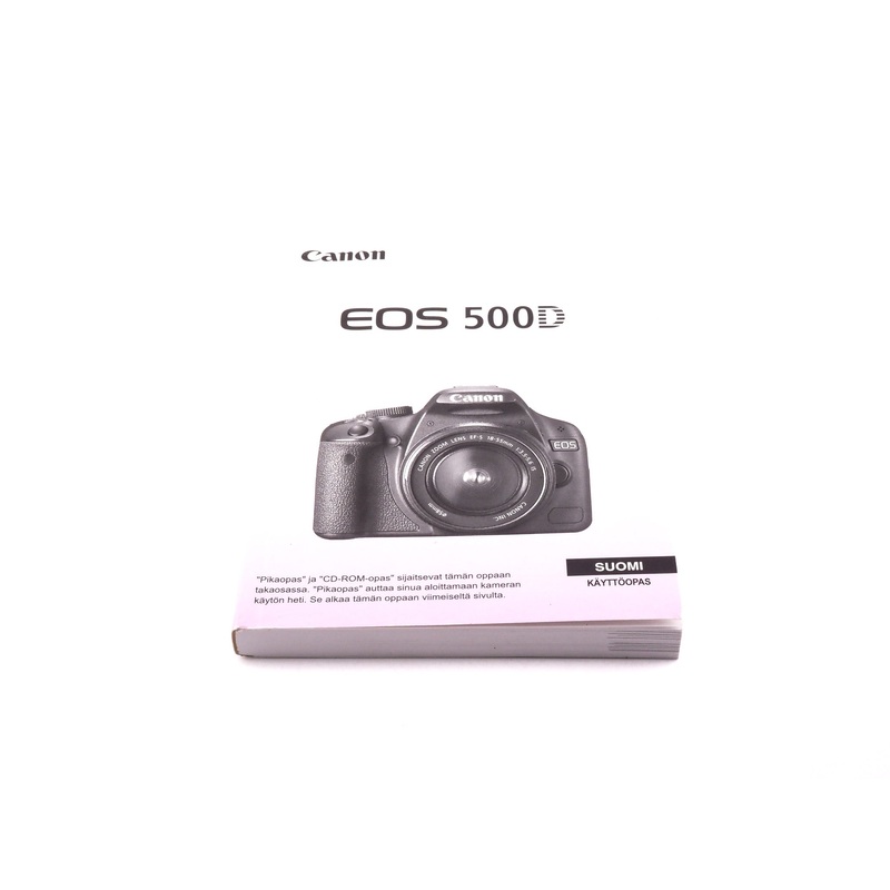 Canon EOS 500D Instructions