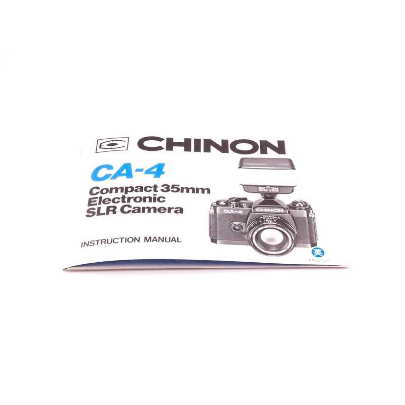 Chinon CA-4 Instruction Manual