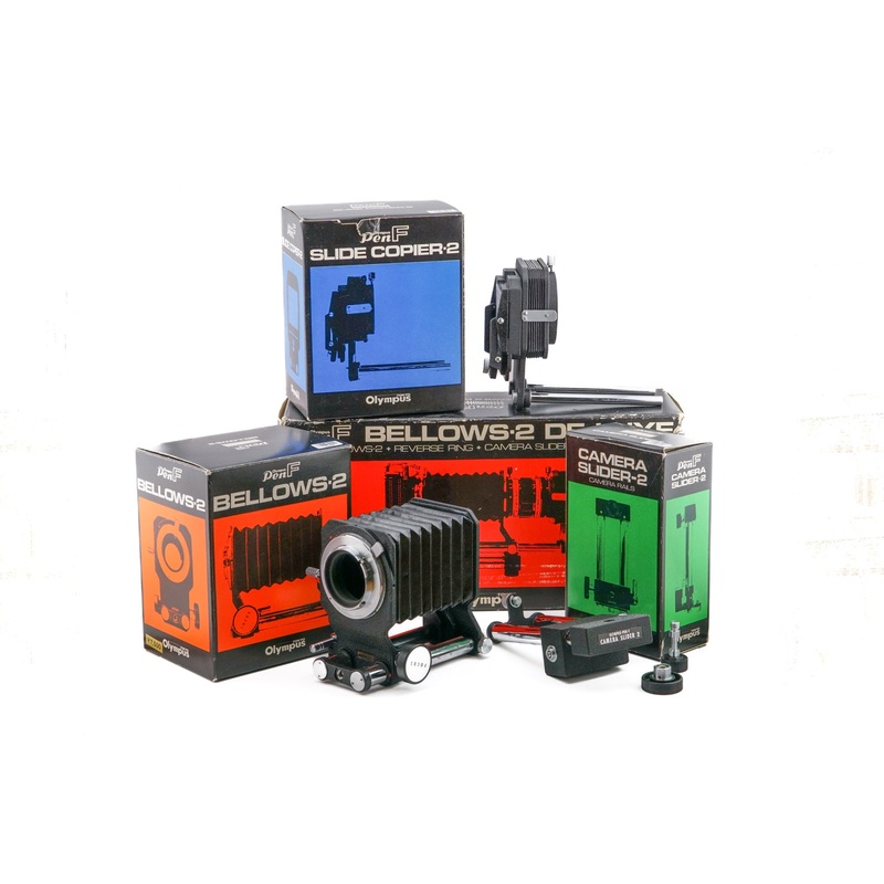 Olympus Bellows-2 + Slide Copier- 2 + Camera Slider - 2