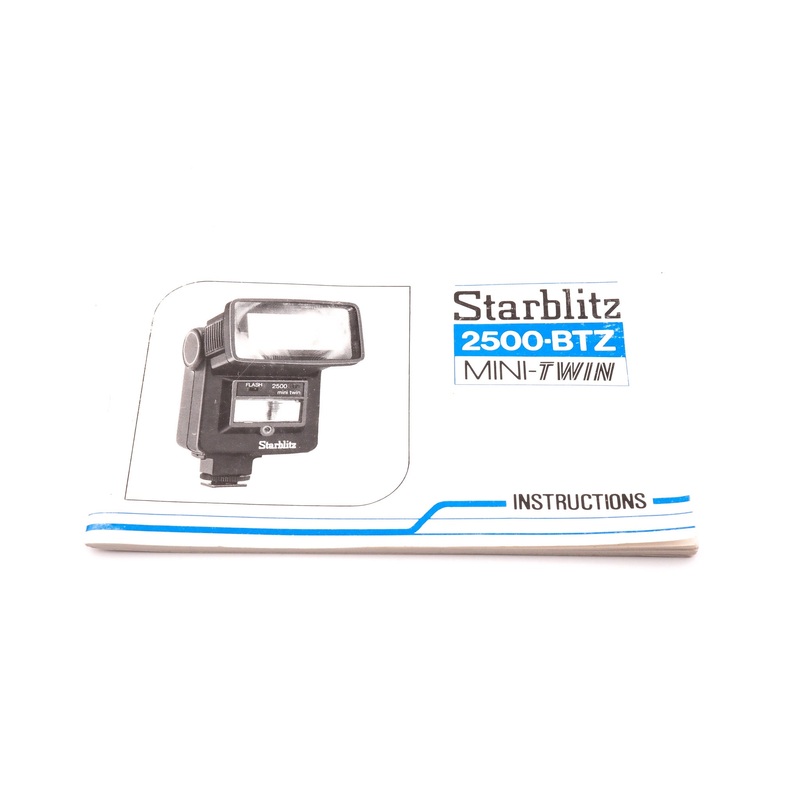 Starblitz 2500BTZ Mini Twin Instructions