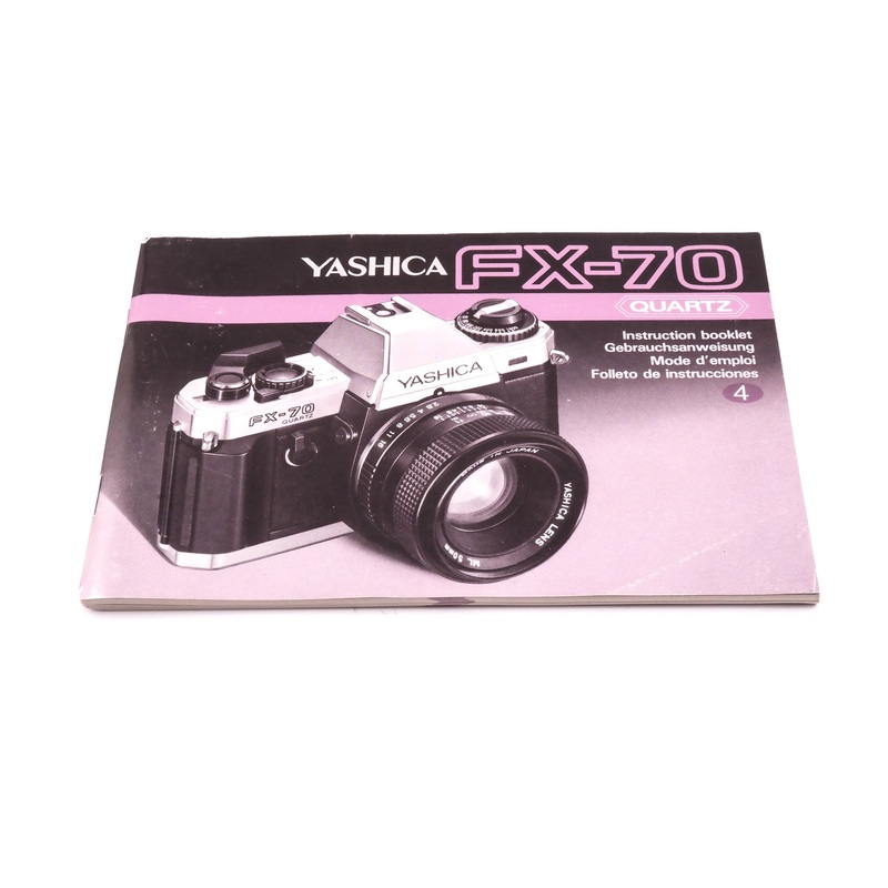 Yashica FX-70 Quartz Instructions