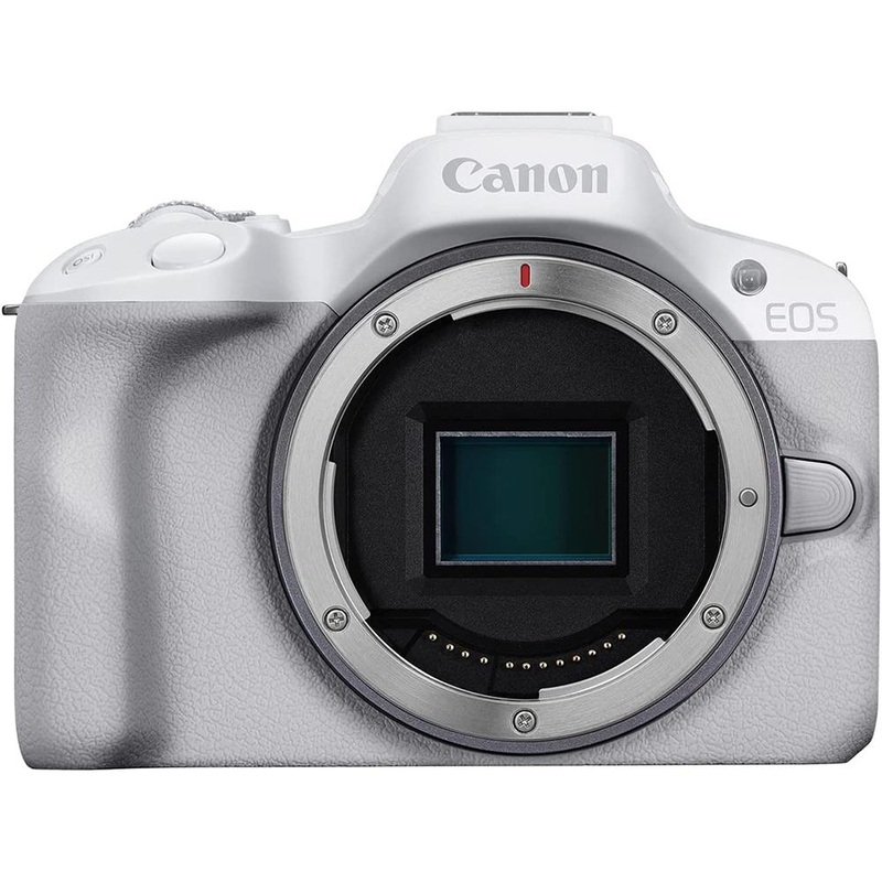 Canon EOS R50 Mirrorless Camera Body Only White Refurbished