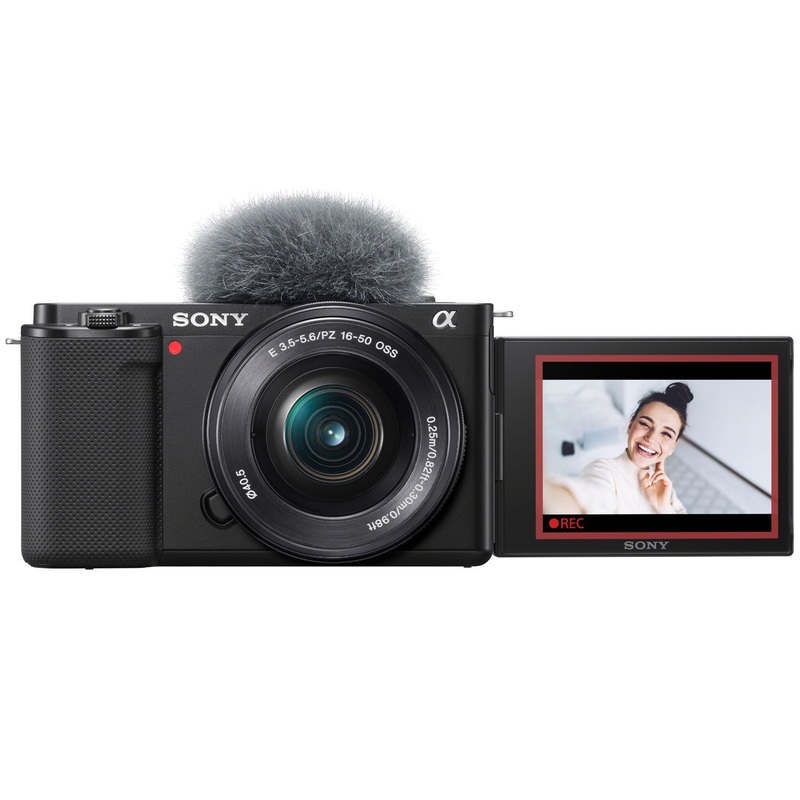 Sony Alpha ZV-E10 Mirrorless Vlog Camera w/ 16-50mm Lens, Black (Open Box)