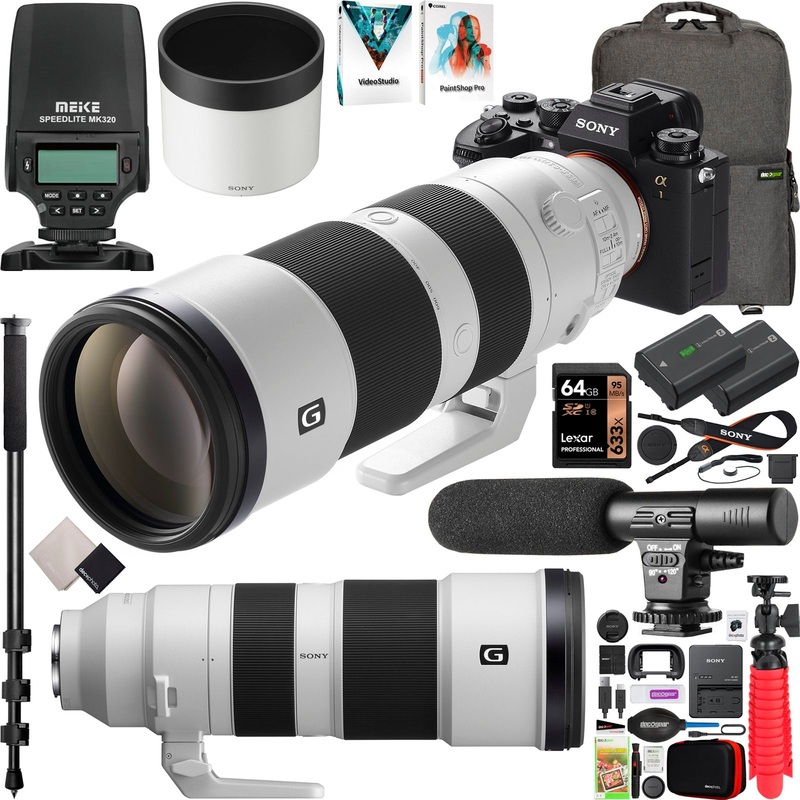 Sony Alpha 1 Full Frame Mirrorless Camera Kit + 200-600mm Lens SEL200600G Pro Bundle