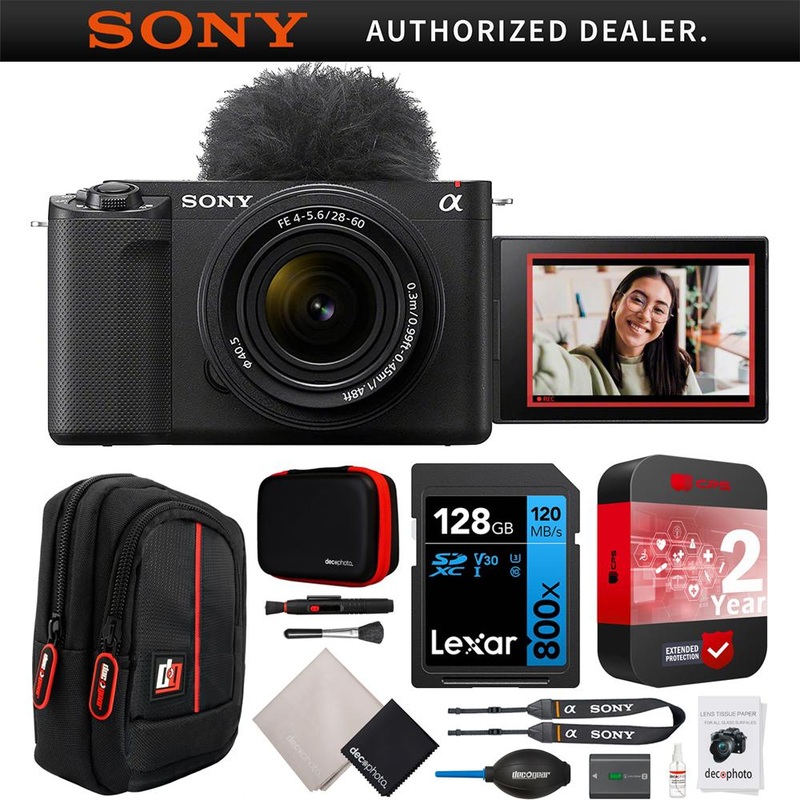 Sony ZV-E1 Full Frame Mirrorless Vlog Camera Black + 28-60mm Lens + Extended Warranty