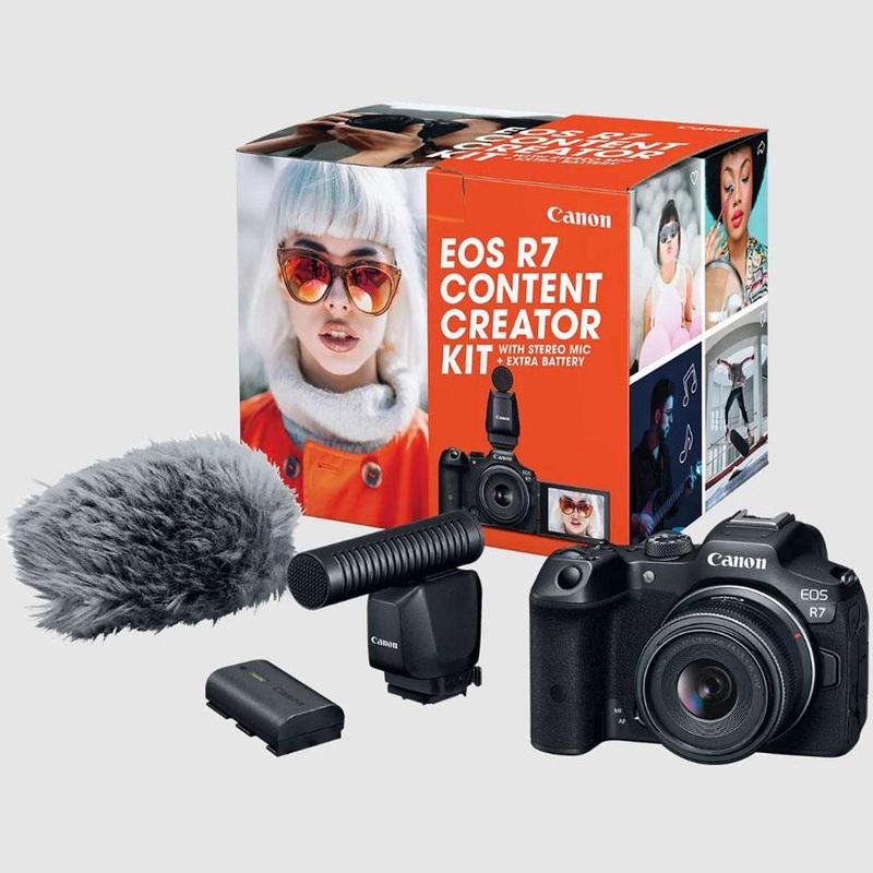 Canon EOS R7 Mirrorless Camera Content Creator Kit (5137C055)
