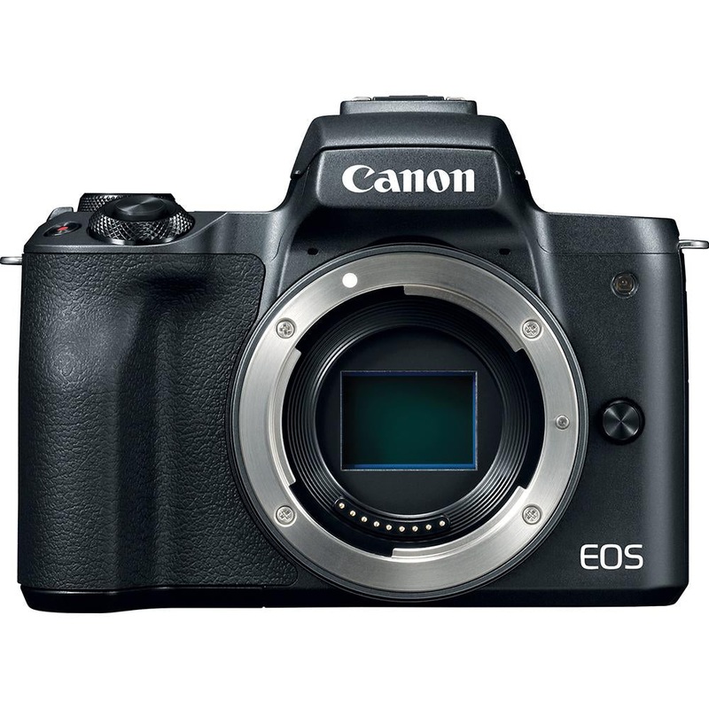 Canon EOS M50 Mirrorless Digital Camera (Body Only, Black) - Open Box