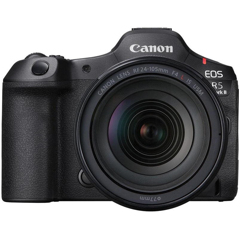 Canon EOS R5 Mark II Full Frame Mirrorless Camera + RF 24-105mm F4 L IS USM Lens Kit